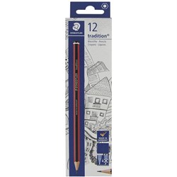 Staedtler 110 Tradition Pencil Graphite B Pack of 12